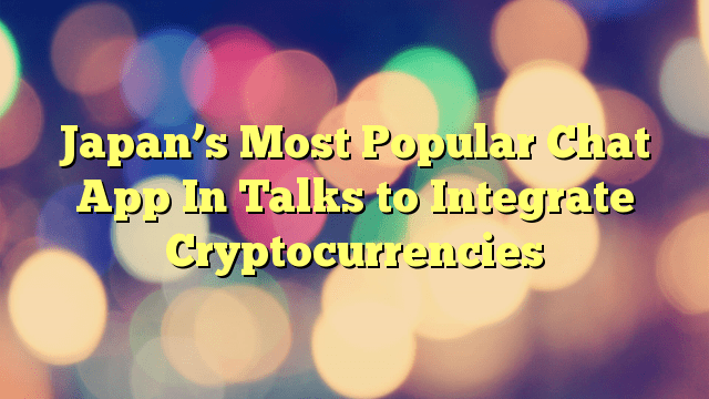 Japans-Most-Popular-Chat-App-In-Talks-to-Integrate-Cryptocurrencies