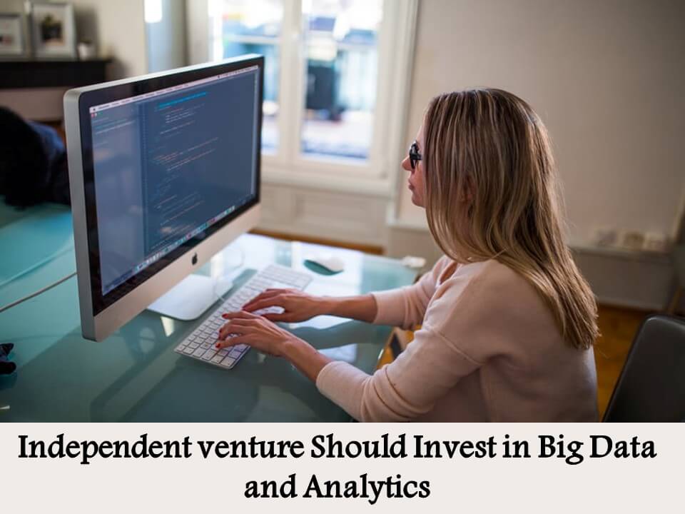 Independent venture Should Invest in Big Data and Analytics